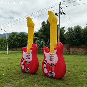 <span class=keywords><strong>Guitarra</strong></span> Eléctrica Inflable con Luces LED, Modelo Personalizado Colorido, <span class=keywords><strong>Guitarra</strong></span> de <span class=keywords><strong>Rock</strong></span> Inflable para Decoración de Festivales de Música, Escenarios, Discotecas y Fiestas - Product Image 1