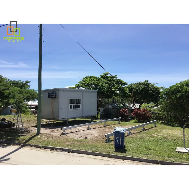 Unidad de habitaciones prefabricadas, contenedor de casas estándar de construcción rápida, Mini casas de Metal, estructura de acero ligero, estilo moderno japonés