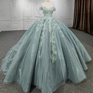 Robe de soirée élégante pour femmes, à manches courtes, avec broderies de paillettes, style robe de bal, tendance, 9953 - Product Image 2