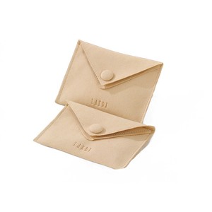 <b>Envelope</b> Jewelry Microfiber Custom Gold Debossed Logo Colorful Jewelry Packaging Pouches Necklace Ring Jewelry <b>Gift</b> Bag - Product Image 5