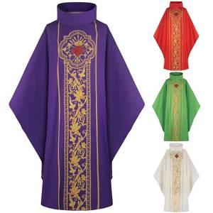 Disfraz de Monje para Navidad, Halloween, Sacerdote, Moda Religiosa, Túnica Estampada, Cosplay, Juego de Roles - Product Image 1