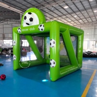 But de football gonflable en PVC pour extérieur, 3x3x3m, certifié EN71/CE, facile à monter, jouet sportif, cible de tir, produit phare