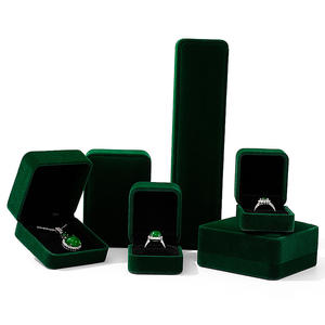 Boîte à bijoux carrée en velours multicolore, très vendue, luxueuse, vintage, pour le rangement en voyage, bracelets, bagues, boucles d'oreilles, cadeaux de mariage - Product Image 5