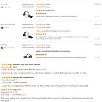 Casque audio stéréo sans fil Bluetooth ALOVA, design ergonomique, écouteurs sportifs à oreilles libres