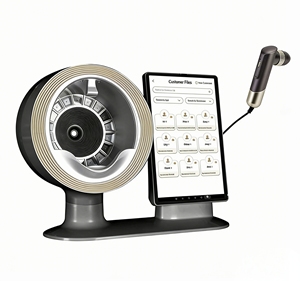 Analyseur de peau et de cheveux portable DermaScan 2-en-1 avec miroir pour salon de <span class=keywords><strong>beauté</strong></span> et clinique de dermatologie - Product Image 3