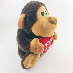 San Valentín 2025 Venta caliente: Corazón Almohada Mono Muñeco de peluche-Juego de regalo romántico con besos para ella - Product Image 4