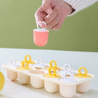 Mini moules à glaçons réutilisables personnalisés Moules à glaçons Popsicle Formes Moule à crème glacée Popsicle Plateau Cube Emballage en plastique pour enfants