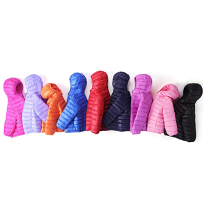 Giacca Imbottita Leggera Autunnale per Bambini, <span class=keywords><strong>Cappotto</strong></span> <span class=keywords><strong>Invernale</strong></span> Casual con Cappuccio per Ragazzi e Ragazze - Product Image 4