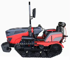 Nieuwe Functionele Crawler Mini-Helmstok, Wandelen Tractor Ondersteunende Veld Return Machine, Pastorale Management Machine Rotary Tiller
