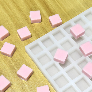 Bandeja de media hoja, 3,5 mL, 225 cavidades, depositador de dulces cuadrados, moldes de goma dulce de silicona suave de mano, herramienta Manual para raspar Fondant - Product Image 1