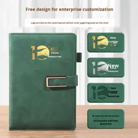 Carnet de notes professionnel A5 de haute qualité, personnalisable avec logo, couverture en cuir épaissi, journal simple pour étudiant, coffret cadeau