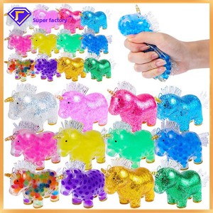Unicorn Color Beads Grape TPR Decompression <b>Squeeze</b> <b>Ball</b> Toy for Youth Wholesale - Product Image 2