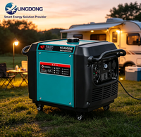 Wettbewerbsfähiger Preis 4,5kVA Inverter Benzin-Stromaggregat 4,5kW Leiser Tragbarer Benzingenerator Yuchai YC4500i für Outdoor-Veranstaltungen