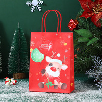 Sacs de cadeau de noël personnalisés 2024 nouvel an décoration de noël fête de vacances enfants bonbons cookie emballage sac à provisions