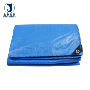 Bâche en PE bleu-blanc imperméable, résistante aux UV, haute durabilité, multi-usages, pour couvrir les cours, les voitures, les <span class=keywords><strong>camping</strong></span>-cars, les jardins, les nichoirs pour animaux - Product Image 6