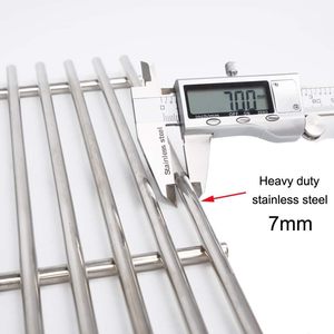 Pour le remplacement des grilles de gril en acier inoxydable de la série Spirit 300 pour Spirit II GS4 <span class=keywords><strong>310</strong></span> E310 7639 700 <span class=keywords><strong>Genesis</strong></span> Silver BBQ - Product Image 4