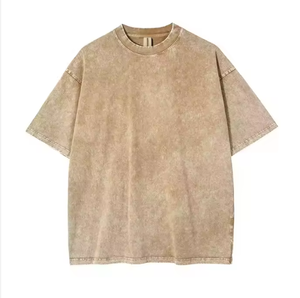 เสื้อยืดคอกลมแขนสั้นผู้ชาย สีพื้น ผ้าฝ้ายเจอร์ซีย์ 100% ทรงปกติ สไตล์ลำลอง - Product Image 5