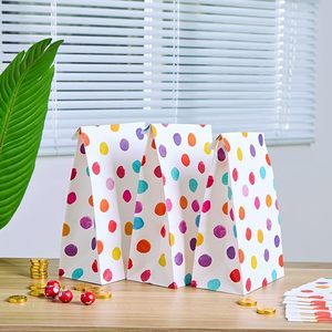 Sac en papier kraft blanc personnalisable pour enfants, emballage biodégradable pour fête d'<span class=keywords><strong>anniversaire</strong></span> - Product Image 3