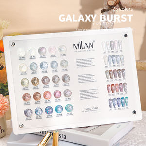 MILAN nouveau 25 couleurs paillettes Gel vernis Kit couleurs les plus populaires <span class=keywords><strong>2023</strong></span> printemps été ongles Gel ensemble en gros Gel vernis - Product Image 5
