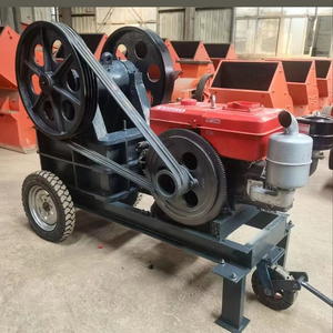 מגרסת לסתות ניידת מיני 5-20 טון, מגרסת אבן לכרייה PE-250x400, מגרסת לסתות קטנה דיזל - Product Image 2