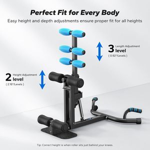Appareil de Squat Profond Réglable pour l'Entraînement des Jambes et du Tronc, Équipement de Musculation à Domicile, Entraîneur de Fessiers Respirant pour Femmes - Product Image 6