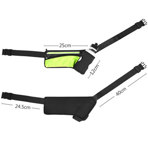 Riñonera de hidratación multifuncional para hombre y mujer, bolso de cintura deportivo, cinturón impermeable para correr, con soporte para botella - Product Image 3