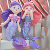 Jouets en peluche sirène personnalisés pour enfants, cadeaux pour filles, peluches sirènes, peluche de muneca sirena
