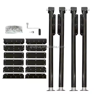 Cric électriques 12V à <span class=keywords><strong>prix</strong></span> d'usine avec télécommande, pour caravanes et camping-cars tout-terrain, lot de 4 vérins de levage stabilisateurs en métal - Product Image 1