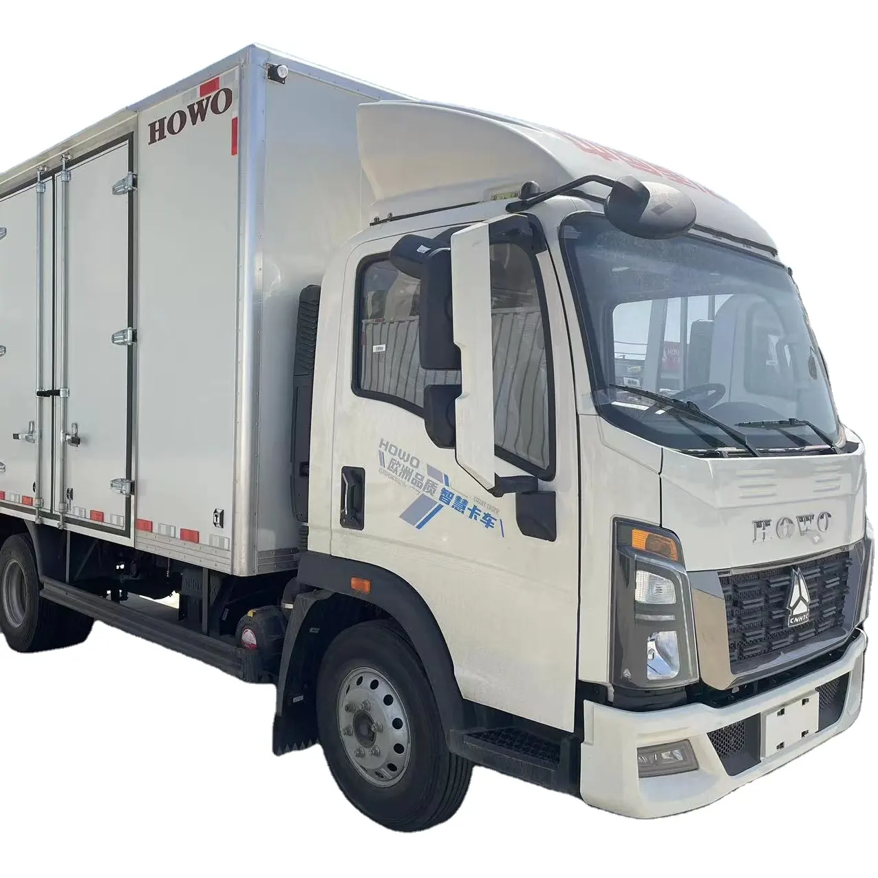 SINOTRUK HOWO 6 Wheels Box Van Cargo Truck used