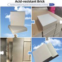 Brique résistante aux acides, brique de protection chimique résistante aux acides et aux alcalis, revêtement de sol anti-corrosion pour usines chimiques