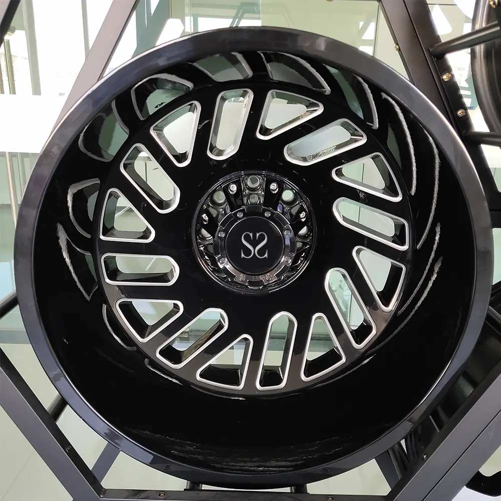 מותאם אישית כבד החובה 20 אינץ 20x8.25 8x6.5 8x200 8x210 סגסוגת 1-PC ליהוק מיוחד כלי רכב משאית גלגל חישוקים