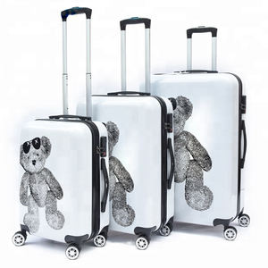 小型MOQ 3個セット20 "24" 28 "ABS PC荷物セット魅力的な画像デザイン - Product Image 1