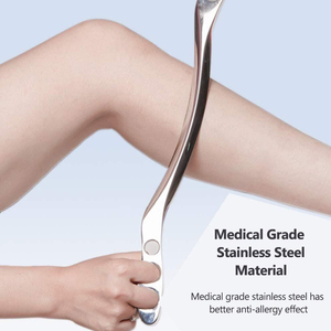 IASTM <span class=keywords><strong>Tools</strong></span> Outil de massage Gua sha en acier inoxydable Outil de mobilisation des tissus mous fascial Thérapie physique utilisée pour la jambe Sh - Product Image 2