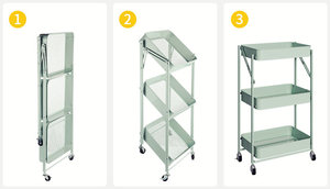 Estante de Cocina Multifuncional de 3 Niveles, Organizador de Cocina, Soporte de Cocina - Product Image 5