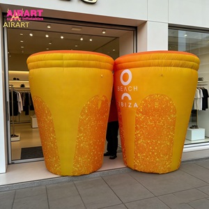 Accattivante Oggetto Decorativo Gonfiabile a Forma di Tazza di Caffè per Pubblicità Esterna di Negozi - Product Image 2