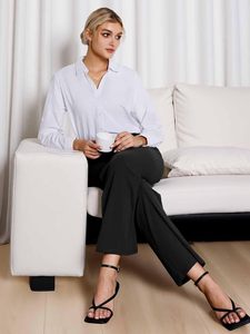 COPYLEAF <span class=keywords><strong>Pantaloni</strong></span> da yoga larghi da donna, elastici in vita, casual, con tasche - Product Image 3