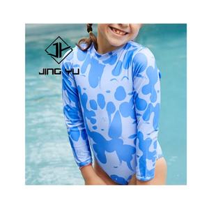 Traje de Baño para Niños en Oferta, Estampado Hawaiano, Traje de Baño de una Pieza, Bikini de Nailon Suave de Alta Calidad Personalizado para Niñas - Product Image 2