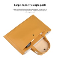 Sac à main pour ordinateur portable, sac intérieur pour iPad, sacoche pour Apple MacBook 14 pouces, sacoche pour Huawei, PU imperméable et léger