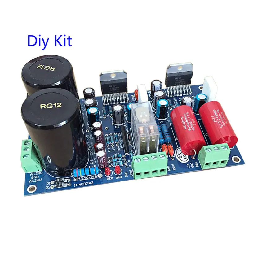 Kit de amplificador de Audio TDA7294, placa pcb Original, 70W x 2, placa amplificadora de potencia, protección de altavoz de dos canales