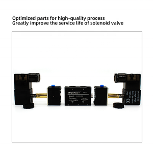 Válvula Solenoide de Doble Cabezal AIRTAC 4v120-06 4v220-08 4v320-10 4v420-15 DC24V DC12V AC220V AC110V Válvula de Cilindro de Doble Control - Product Image 2