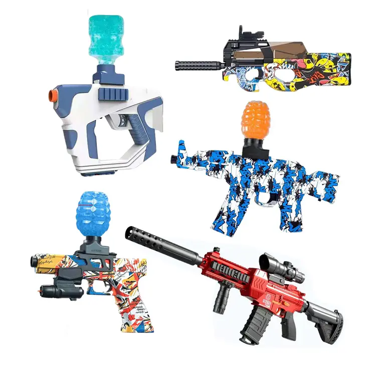 Mini Pistol Rechargeable Rich Fire Gel Gun Blaster for Children Toy Automatic Gel Ball Blaster Gun
