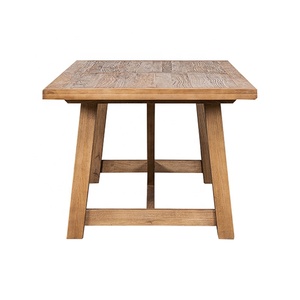 Mrs Woods, muebles de estilo de lujo para el hogar, juegos de mesa de comedor rectangulares de madera maciza de pino reciclado - Product Image 4