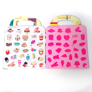 Libro personalizado para bebés, silencioso y ocupado, el mejor regalo <span class=keywords><strong>de</strong></span> Navidad para niños, libro <span class=keywords><strong>de</strong></span> pegatinas para actividades alimentarias, libro <span class=keywords><strong>de</strong></span> entrenamiento Mindfulness - Product Image 2