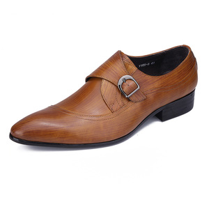 Scarpe <span class=keywords><strong>da</strong></span> Cerimonia <span class=keywords><strong>da</strong></span> <span class=keywords><strong>Uomo</strong></span> in Pelle di Alta Qualità 2026, Versatili, Formali, con Design Goffrato e Finitura Lucida, Punta Affusolata - Product Image 1