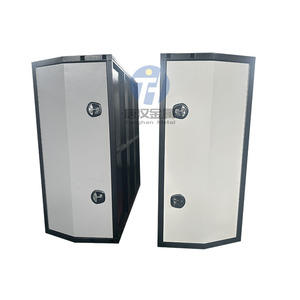 Auvent en <span class=keywords><strong>aluminium</strong></span> robuste à 2 portes, gris et blanc, résistant aux intempéries, stockage industriel pour le travail, les loisirs, les électriciens, le camping - Product Image 6