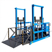 Nouvelle plateforme de déchargement hydraulique mobile électrique 2-3 tonnes, machine de levage à chaîne 110V-415V pour le chargement/déchargement de conteneurs