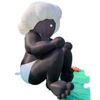 2026 Ensemble de figurines gonflables géantes en forme de nuages de dessin animé pour affichage en extérieur, idéal pour centres commerciaux et événements
