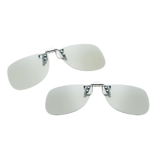 Cinema 3D Clip on Glasses for RealD IMAX 3D Movies Lighter Clearer Brighter 3D Clip-on Glasses for 3D Movies