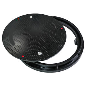 EN124 표준 B125 600mm 맞춤형 복합 Smc 맨홀 커버 호주 수지 섬유 사용 맨홀 커버 판매 - Product Image 4