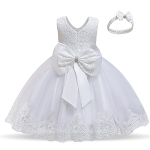Abito <span class=keywords><strong>per</strong></span> Bambine Vestiti Estivi <span class=keywords><strong>per</strong></span> Feste e Matrimoni Abbigliamento Natalizio Abito Principessa con Fiori e Tulle Vestito da Ballo <span class=keywords><strong>per</strong></span> Bambini - Product Image 3